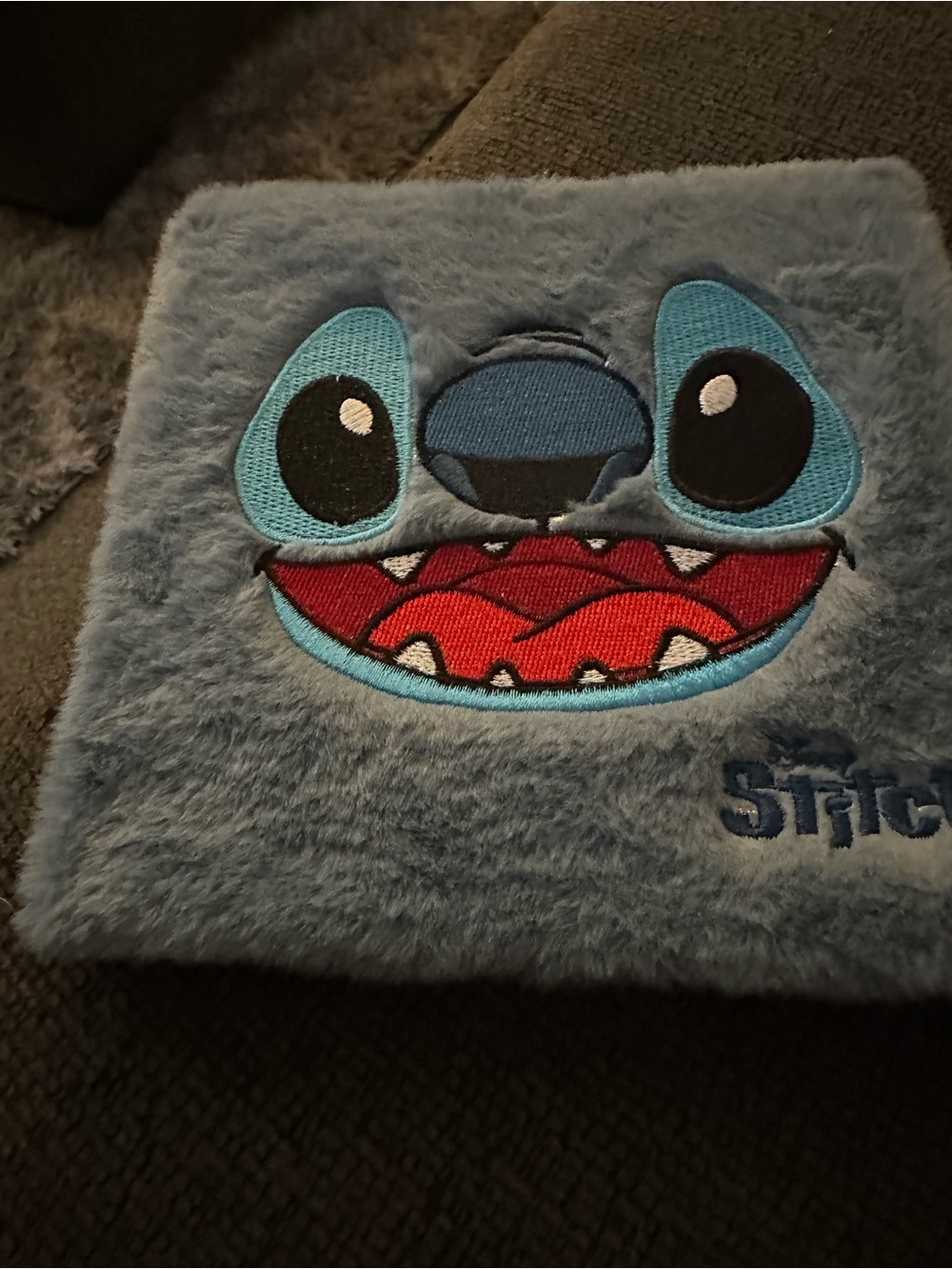 Disney Light Blue Stitch Plush Eyeshadow Case